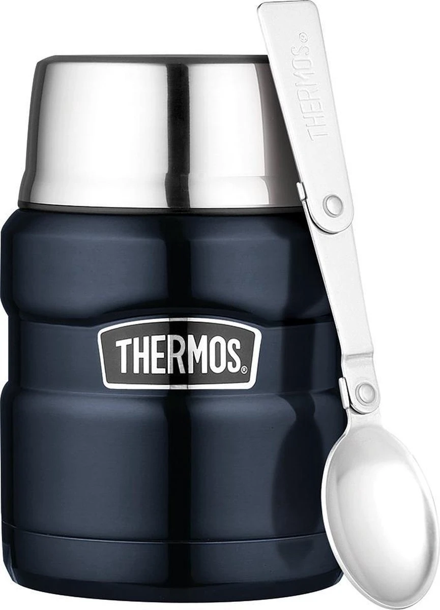 Thermos King Voedseldrager - 450 Ml - Blauw 3 Thermos King Voedseldrager - 450 Ml - Blauw