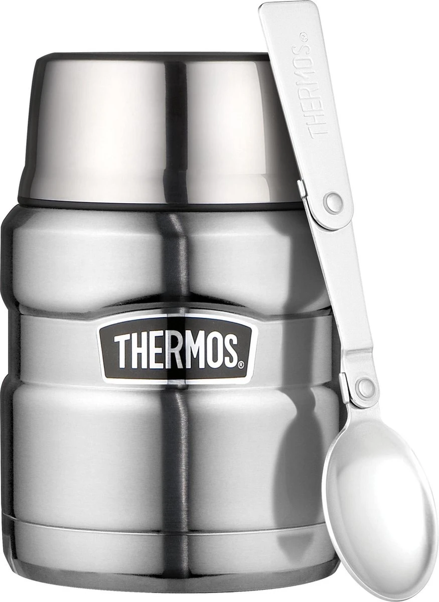 Thermos King Voedseldrager - 47 Cl - RVS 3 Thermos King Voedseldrager - 47 Cl - RVS