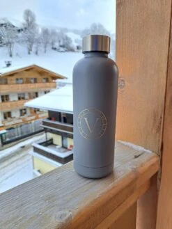 Merkloos Verios - Thermosfles - Grijs - 530ml - Lekvrij