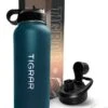 Tigrar - Waterfles - Drinkfles - Thermosfles 1 Liter Dubbelwandig - RVS - (Staal) Blauw - Incl. Extra Dop 3 Rietjes En Reiniger 2 Tigrar - Waterfles - Drinkfles - Thermosfles 1 Liter Dubbelwandig - RVS - (Staal) Blauw - Incl. Extra Dop 3 Rietjes En Reiniger -Buiten Kamperen 904x1200 1