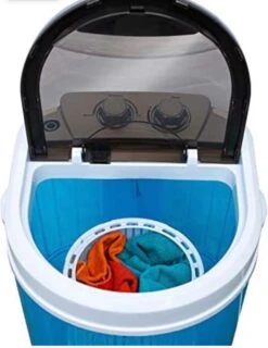 Mini-lader, Wasmachine, Met Centrifuge, Campingwasmachine Tot 3 Kg, Klein En Handig Met Draaggreep [Energieklasse B] -Buiten Kamperen 926x1200 3