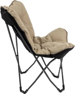 Bo-Camp - Urban Outdoor - Vlinderstoel - Grainger - M - Nika - Beige -Buiten Kamperen 969x1200