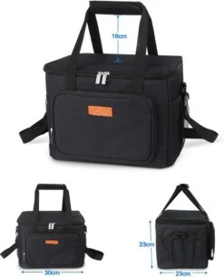 Lunchtas - Koeltas Voor Dames En Heren - Cool Bag - 4 Laags Geïsoleerde Koeltas - Kleine Cooler - Lunch Box - Lunchtas 15 Liter- Zwart 14 Lunchtas - Koeltas Voor Dames En Heren - Cool Bag - 4 Laags Geïsoleerde Koeltas - Kleine Cooler - Lunch Box - Lunchtas 15 Liter- Zwart -Buiten Kamperen 969x1200 3