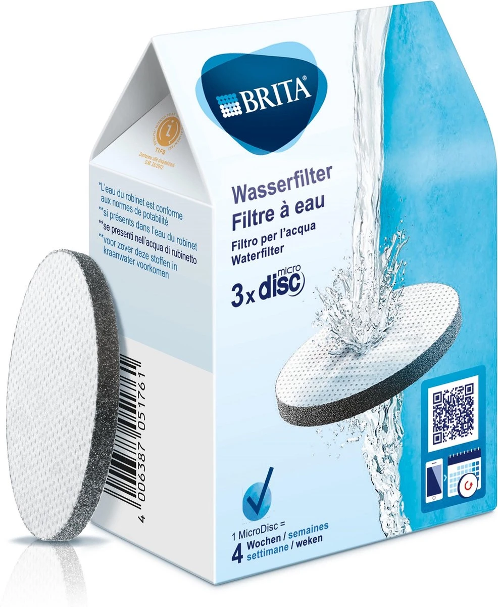 BRITA - Waterfilterpatroon MicroDisc 3-Pack 4 BRITA - Waterfilterpatroon MicroDisc 3-Pack - Afbeelding 2